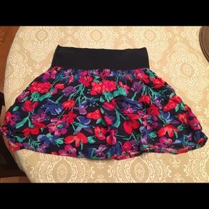 Cute floral print skirt